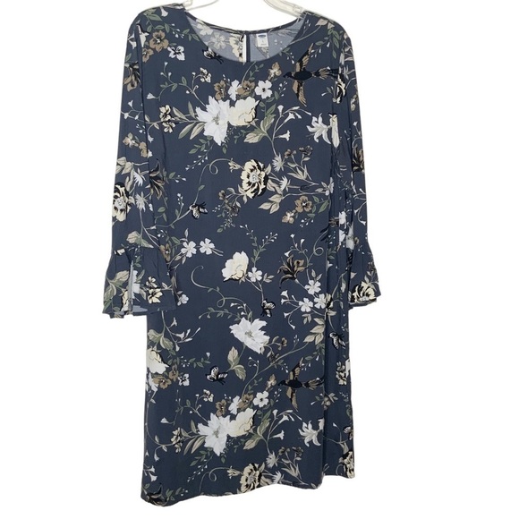 OLD Navy grey long sleeve shift dress. Size L - Picture 2 of 6